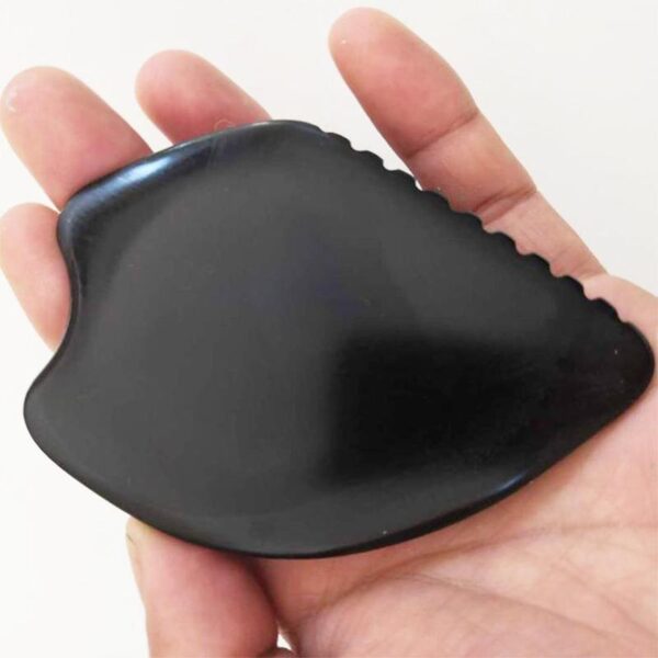Bianstone Gua Sha Scraping Board Black Red Bianstone Gua Sha Scraping Board - Image 3