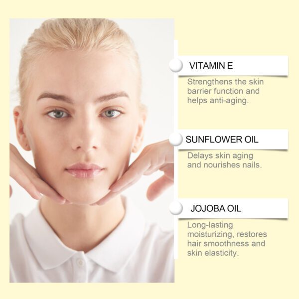 Vitamin E Skin Treatment Oil – Nourishing Blend with Shea Butter & Rosehip - Image 2