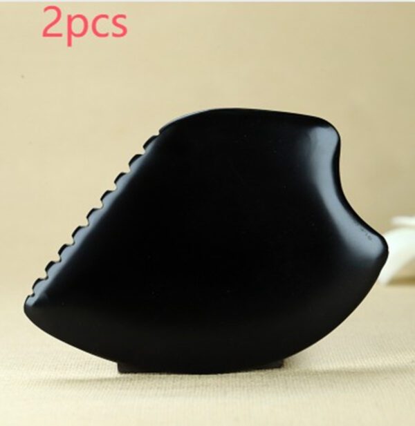 Bianstone Gua Sha Scraping Board Black Red Bianstone Gua Sha Scraping Board - Image 2