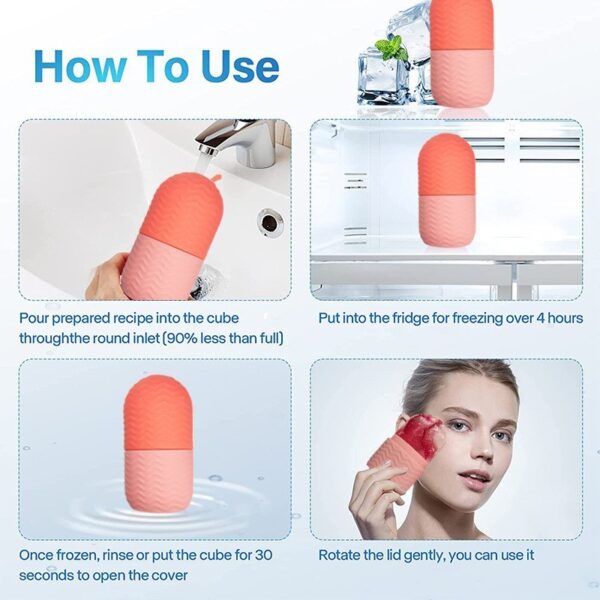 ✨ Facial Ice Globe – Reusable Silicone Face Ice Mold for Instant Glow & Pore Tightening ✨ - Image 7